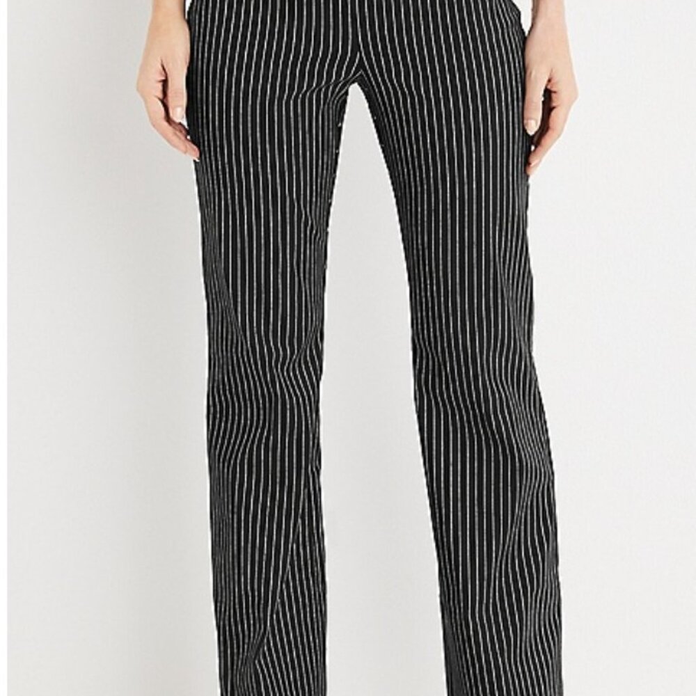 HIGH RISE STRIPED FLAIR PANT